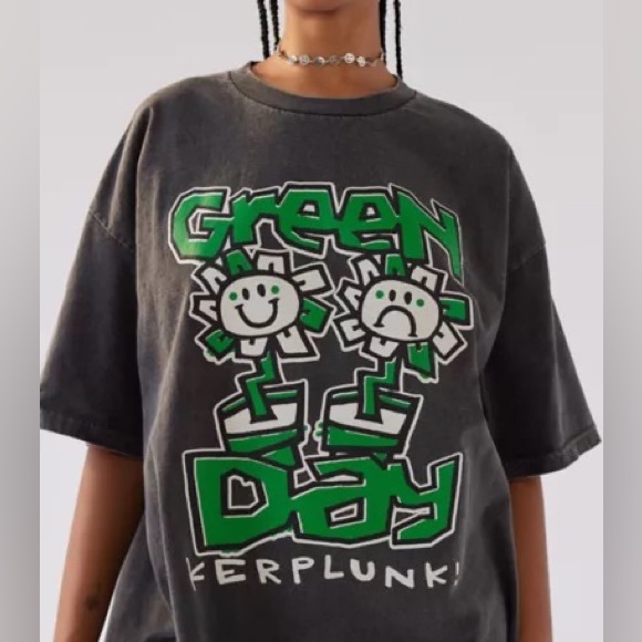 Urban Outfitters Tops - Urban Outfitters Green Day Kerplunk T-Shirt Dress L/XL NWT